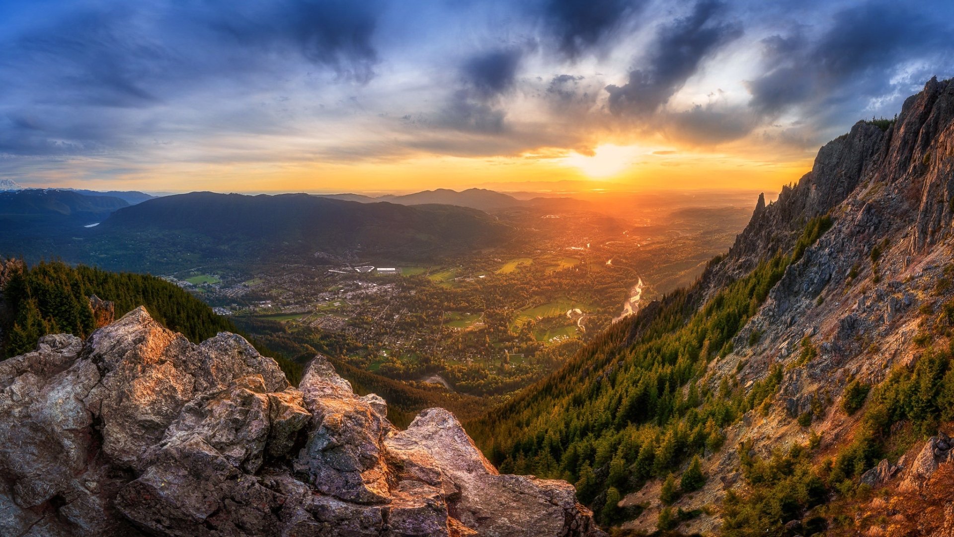 Download Nature Mountain HD Wallpaper