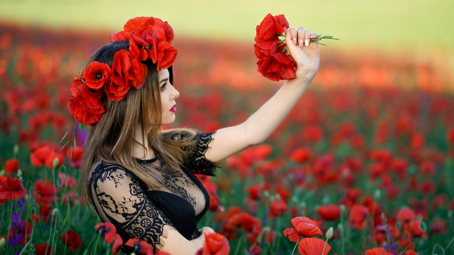 Download Woman Model HD Wallpaper