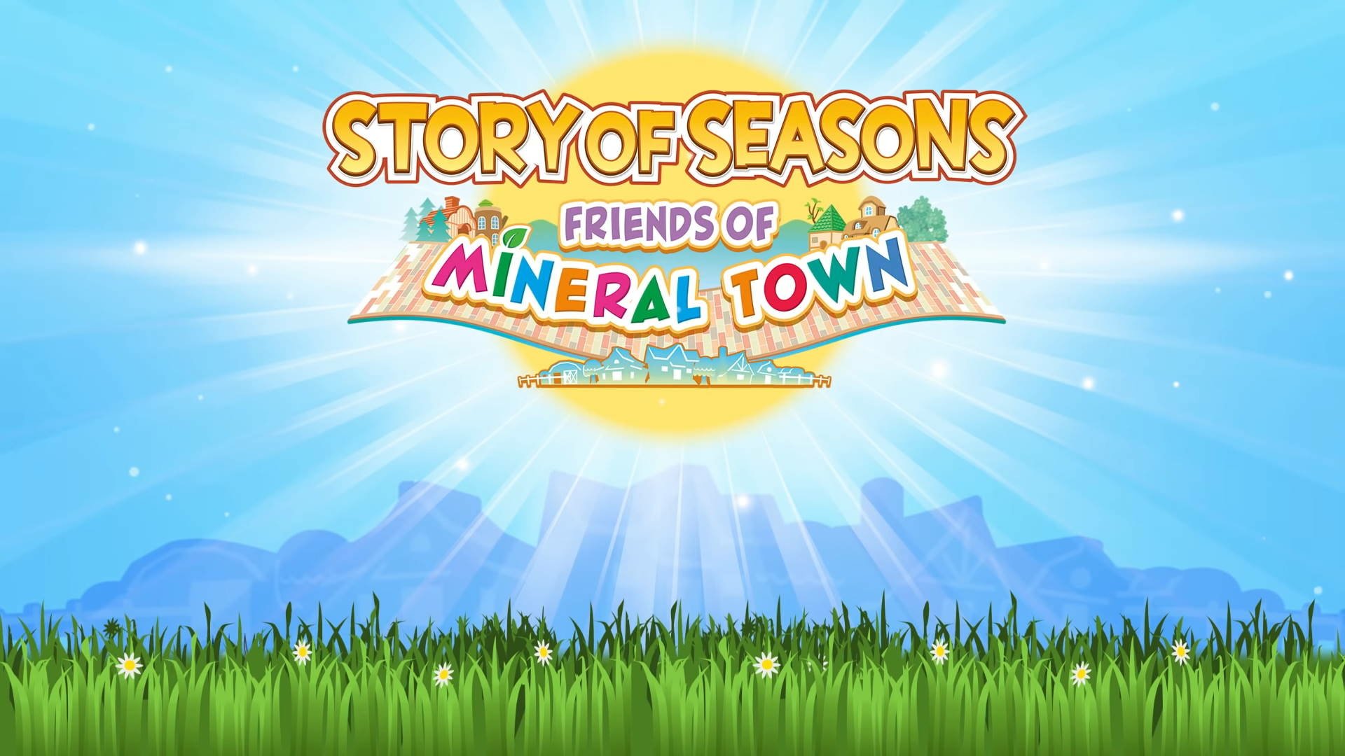 Story of Seasons: friends of Mineral Town. Seasons background. Minerals Wallpaper.
