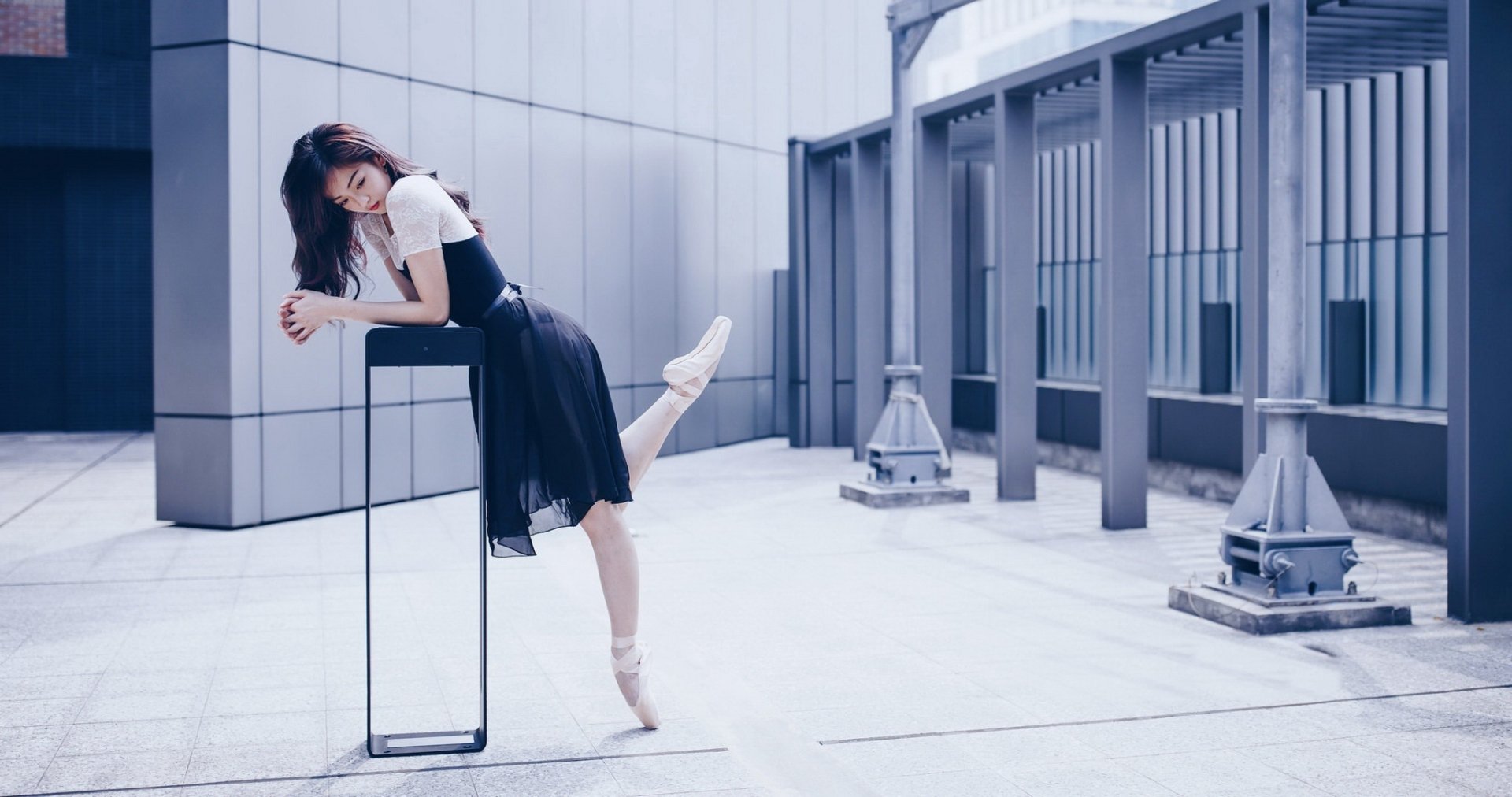 Download Ballerina Brunette Model Woman Asian HD Wallpaper