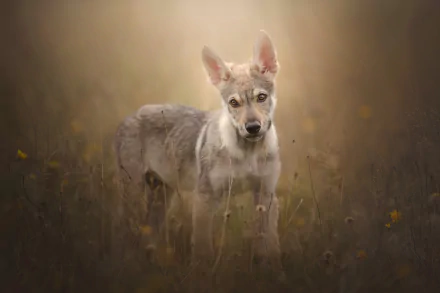 puppy baby animal dog czechoslovakian wolfdog Animal wolfdog HD Desktop Wallpaper | Background Image