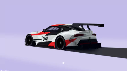  Toyota supra vector illustration by sumandas094