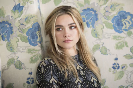English blonde actress Celebrity Florence Pugh HD Desktop Wallpaper | Background Image