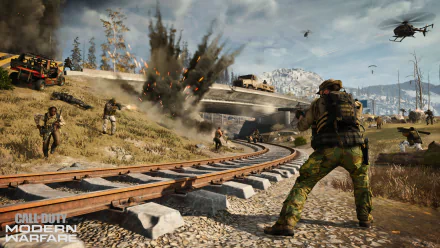 video game Call of Duty: Modern Warfare HD Desktop Wallpaper | Background Image