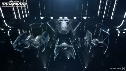 TIE Fighter Star Wars video game Star Wars: Squadrons HD Desktop Wallpaper | Background Image