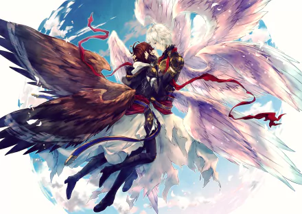 Lucifer (Granblue Fantasy) Sandalphon (Granblue Fantasy) Anime Granblue Fantasy HD Desktop Wallpaper | Background Image