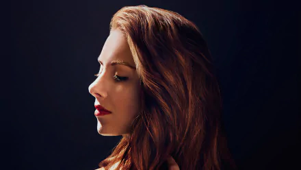 face lipstick American redhead actress Celebrity Alison Brie HD Desktop Wallpaper | Background Image