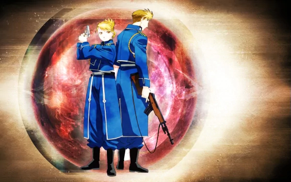 Jean Havoc Riza Hawkeye Anime Fullmetal Alchemist HD Desktop Wallpaper | Background Image