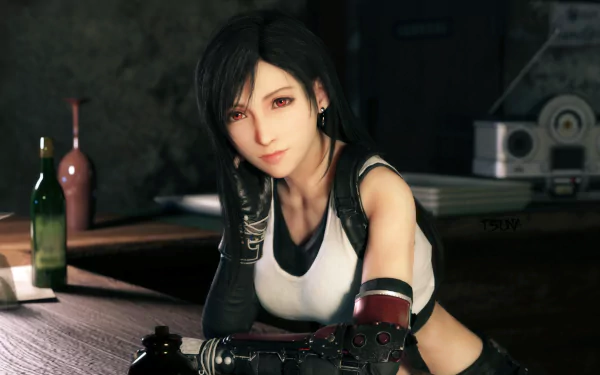 Tifa Lockhart video game Final Fantasy VII Remake HD Desktop Wallpaper | Background Image