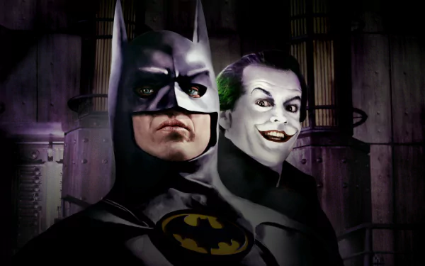 Jack Nicholson Michael Keaton Joker movie Batman HD Desktop Wallpaper | Background Image
