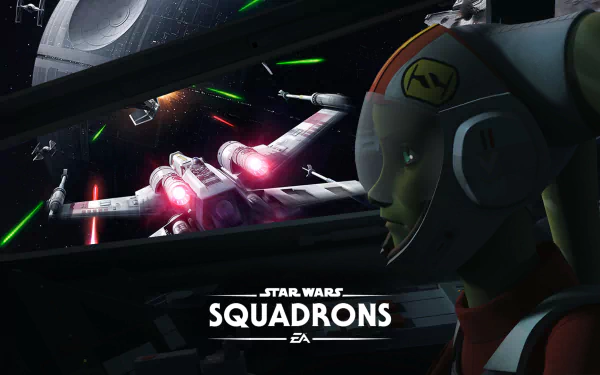Rebel Alliance (Star Wars) Death Star Hera Syndulla Star Wars video game Star Wars: Squadrons HD Desktop Wallpaper | Background Image