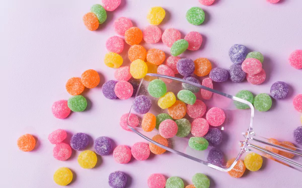  Sugar Gumdrop Candy And Scoop by Sarah Pflug