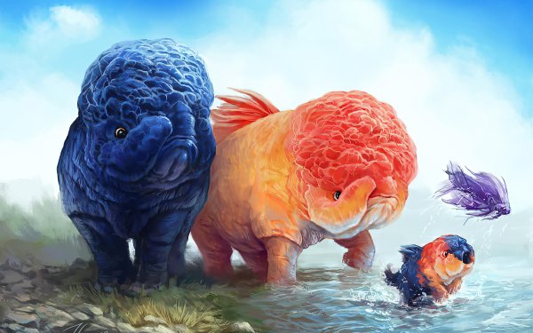 Fantasy Animal Fantasy Animals HD Wallpaper | Background Image