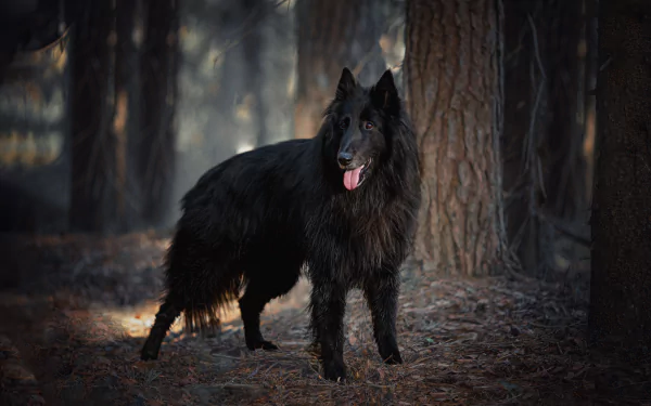 Groenendael dog Animal belgian shepherd HD Desktop Wallpaper | Background Image