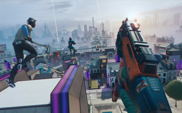 video game Hyper Scape HD Desktop Wallpaper | Background Image