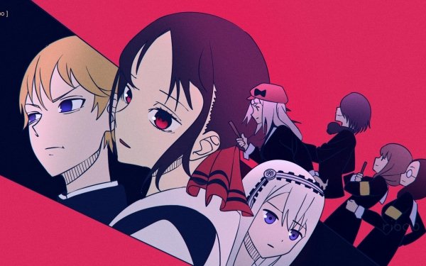 Anime Kaguya-sama: Love is War Kaguya Shinomiya Miyuki Shirogane Kei Shirogane Chika Fujiwara Yu Ishigami HD Wallpaper | Background Image
