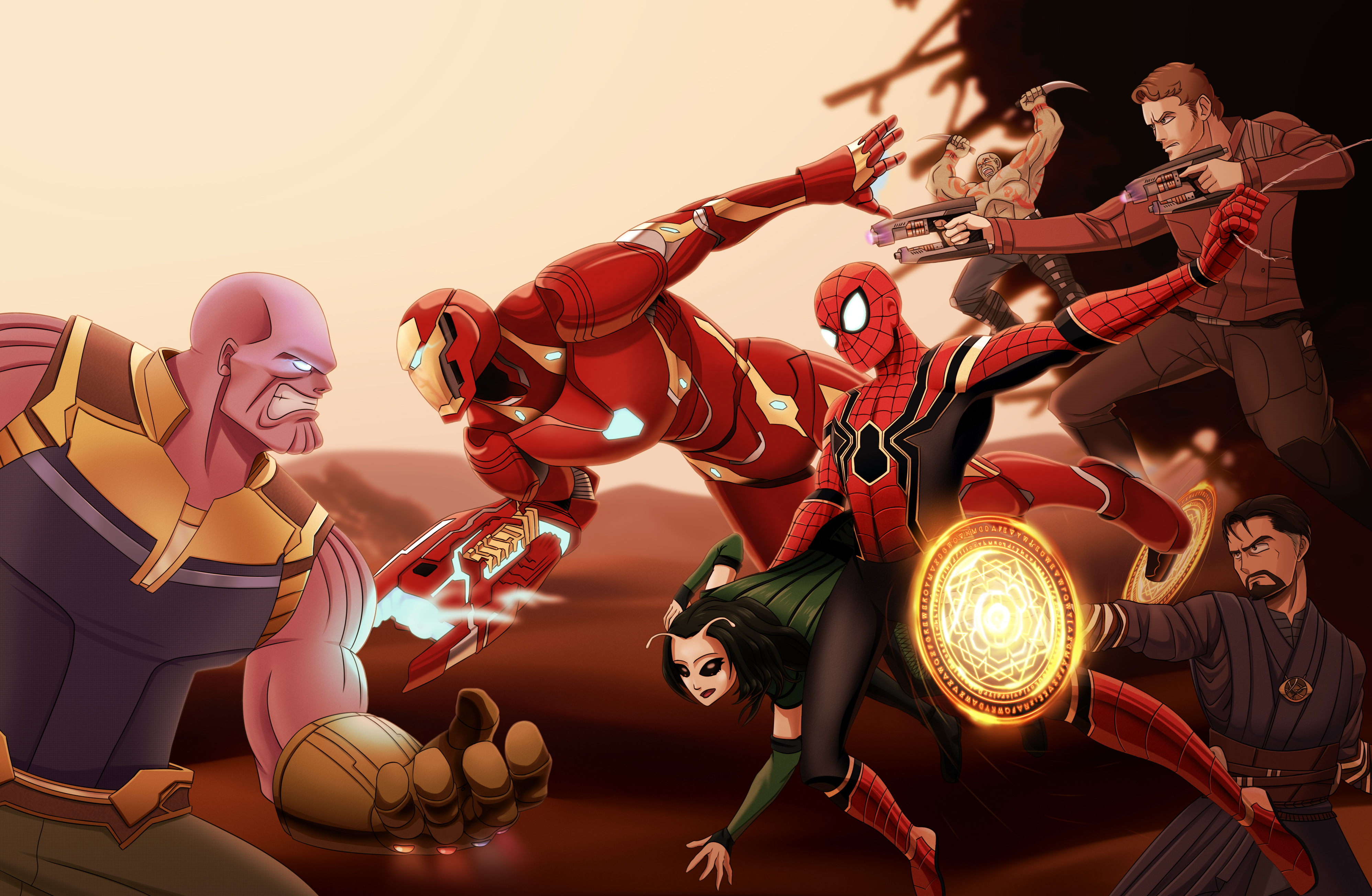 Avengers: Infinity War 4k Ultra Fond d'écran HD | Arrière-Plan