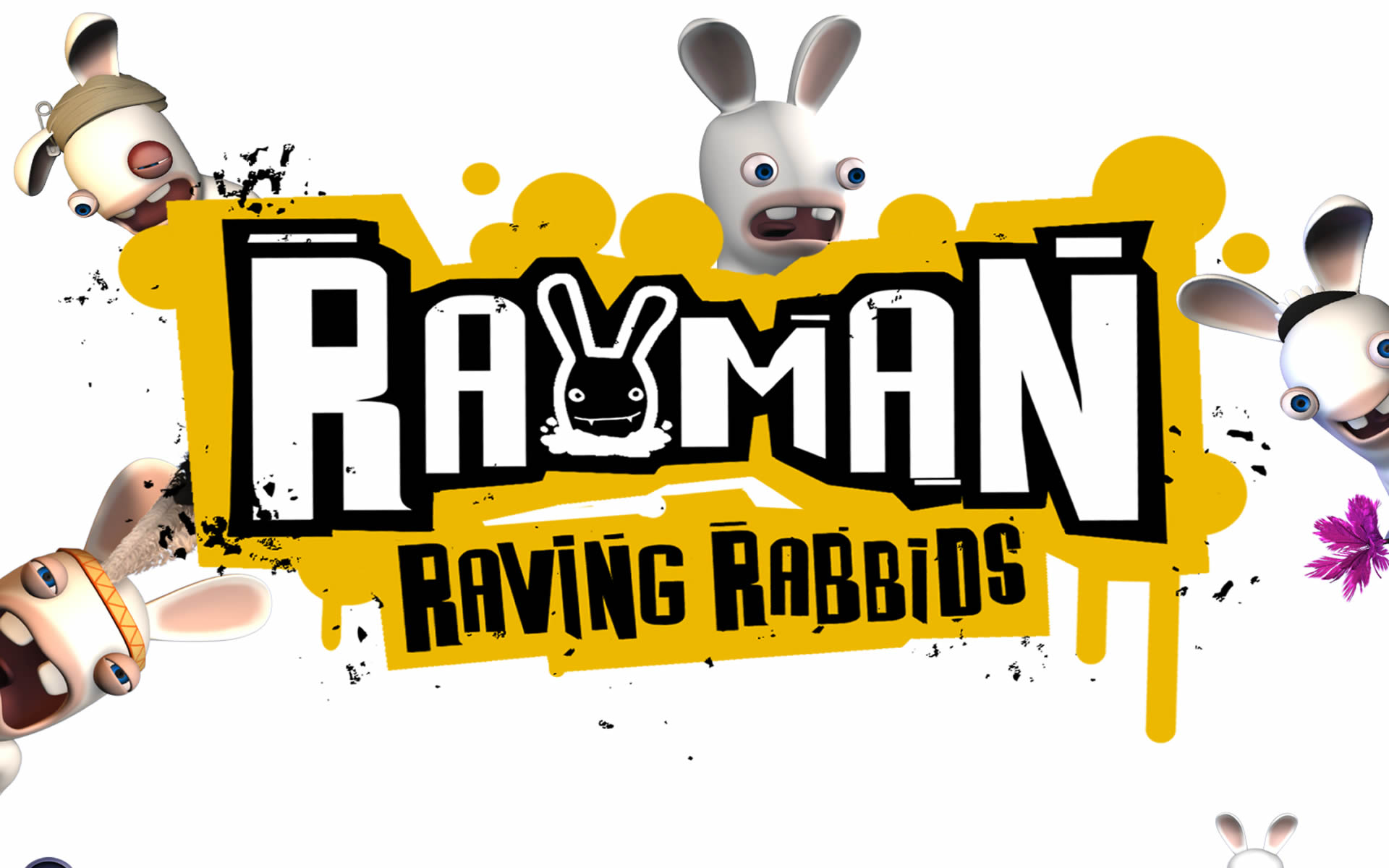 Video Game Rayman Raving Rabbids HD Wallpaper | Background Image