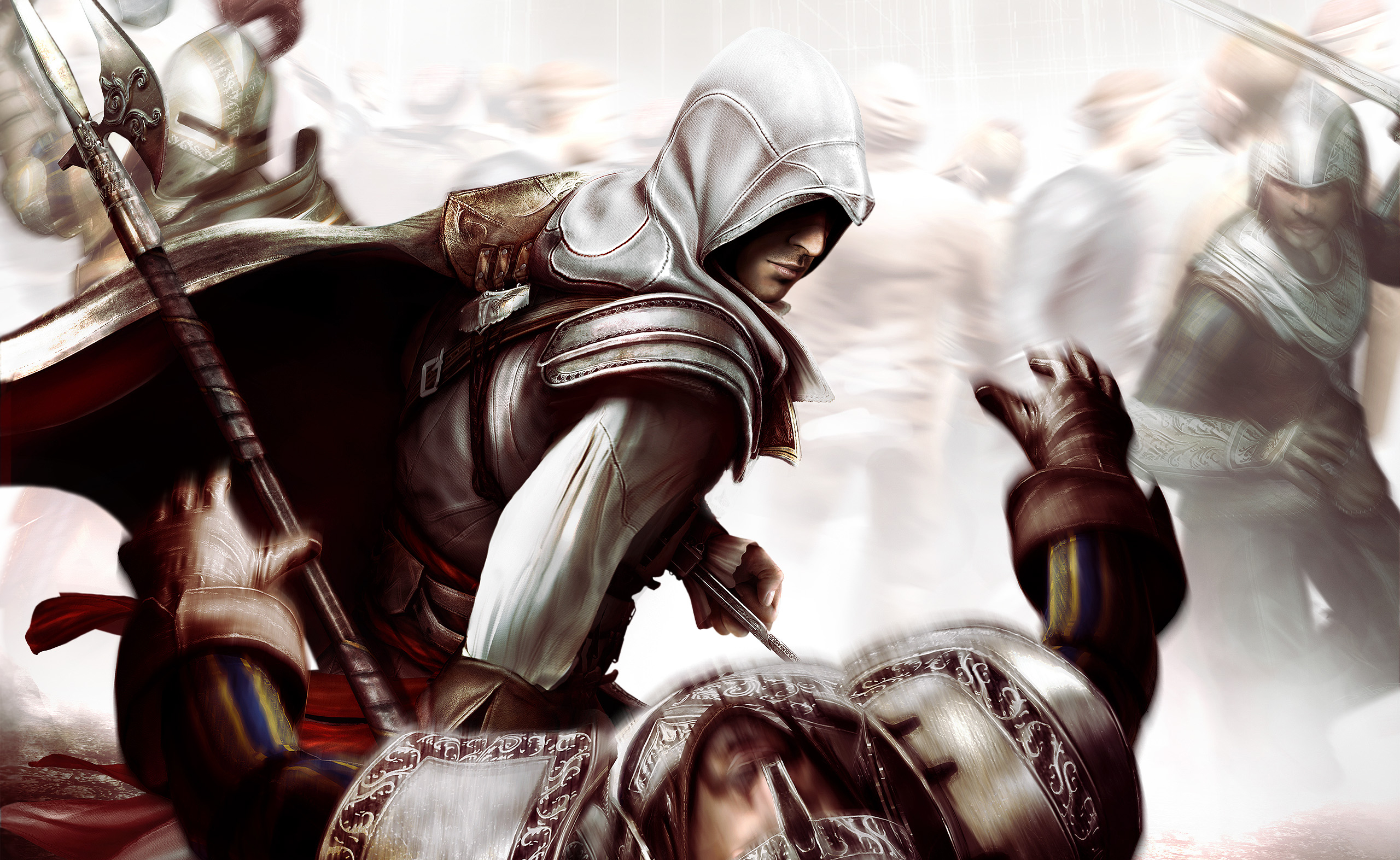 Assassin's Creed II desktop wallpaper - immersive video game scene.
