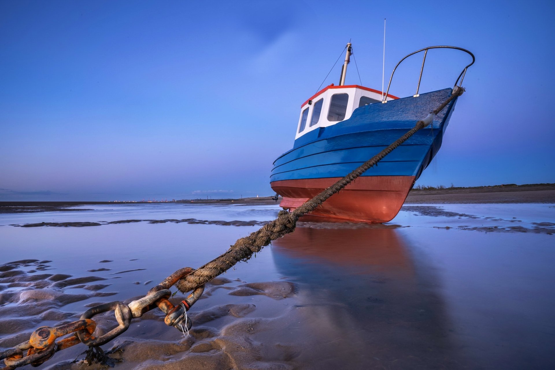 HD desktop wallpaper: Wreck, Vehicles, Fishing Boat download free