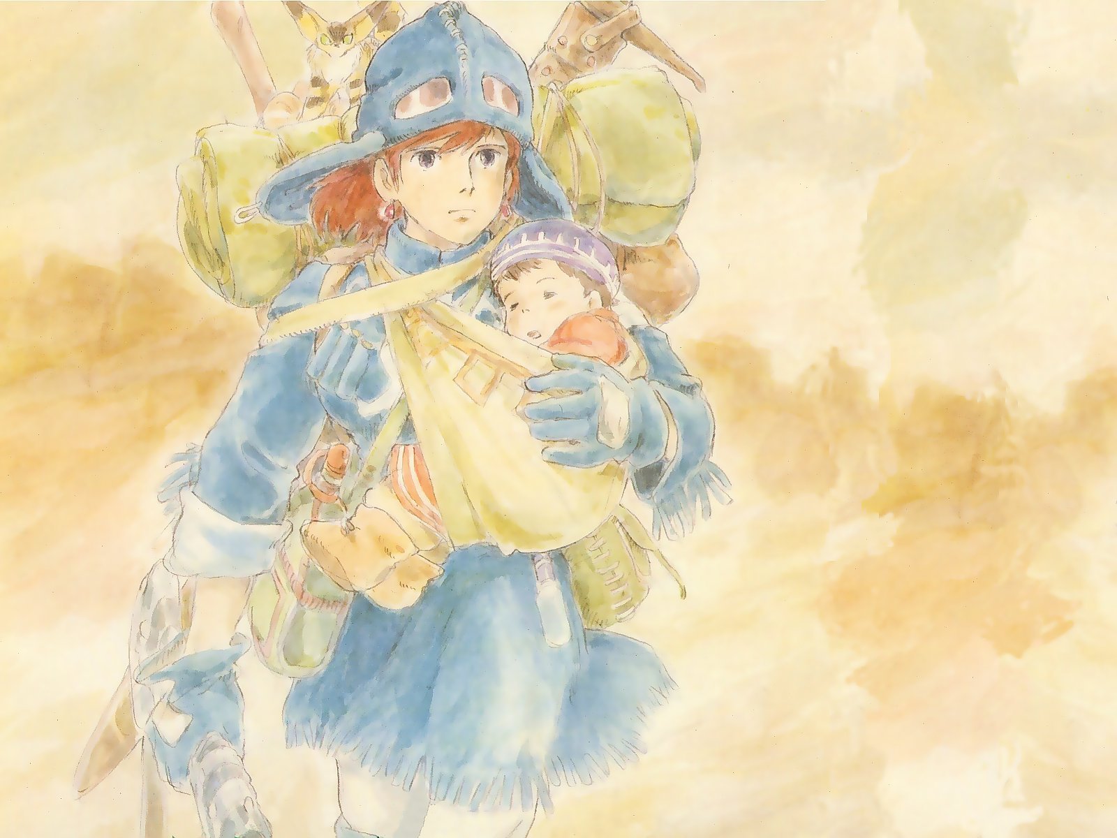 Download Anime Nausicaa Of The Valley Of The Wind Wallpaper, image size:1600x1200