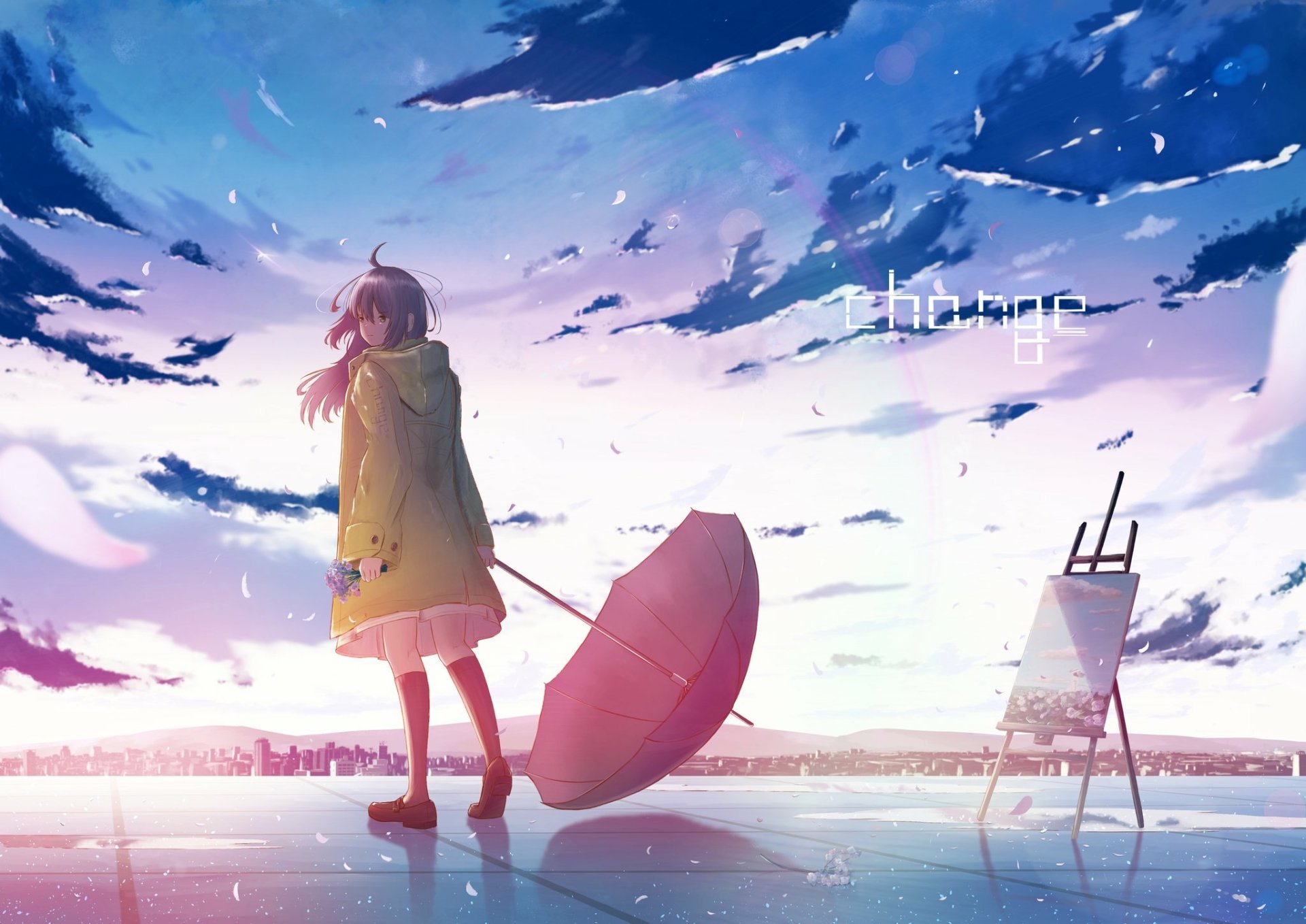 Anime Original HD Wallpaper by Cyka_