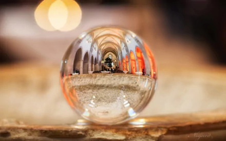 reflection glass ball photography ball HD Desktop Wallpaper | Background Image