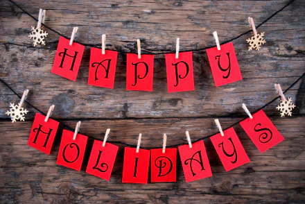 decoration Happy Holidays snowflake holiday Christmas HD Desktop Wallpaper | Background Image