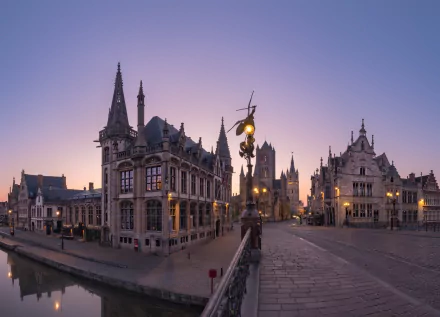 Belgium man made Ghent HD Desktop Wallpaper | Background Image
