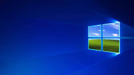  Windows 10 + XP Bliss by Michael Gillett