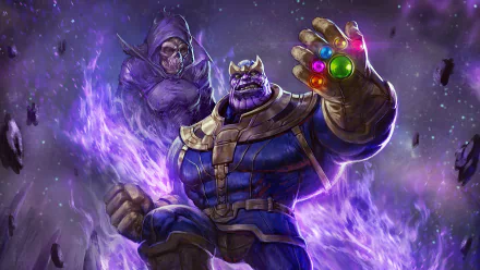Infinity Gauntlet Comic Thanos HD Desktop Wallpaper | Background Image