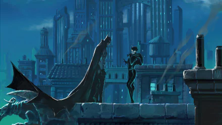 Gotham City DC Comics Catwoman Comic Batman HD Desktop Wallpaper | Background Image