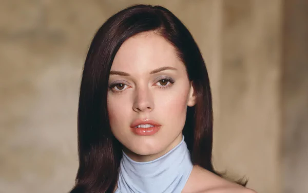brunette brown eyes face American actress Celebrity Rose Mcgowan HD Desktop Wallpaper | Background Image