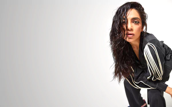 brunette hair face actress Bollywood Sobhita Dhulipala woman model HD Desktop Wallpaper | Background Image