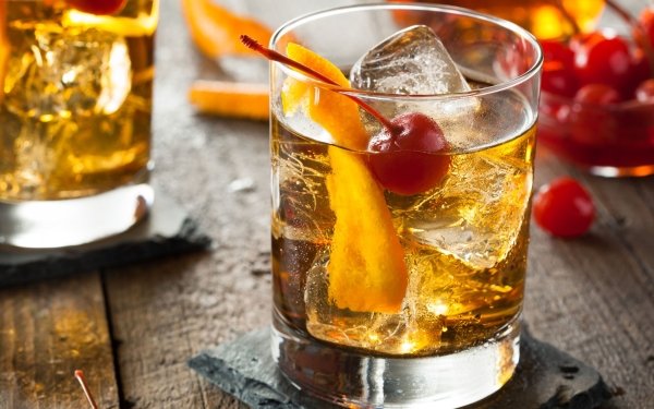 Food Cocktail Cherry Glass Alcohol Drink HD Wallpaper | Background Image