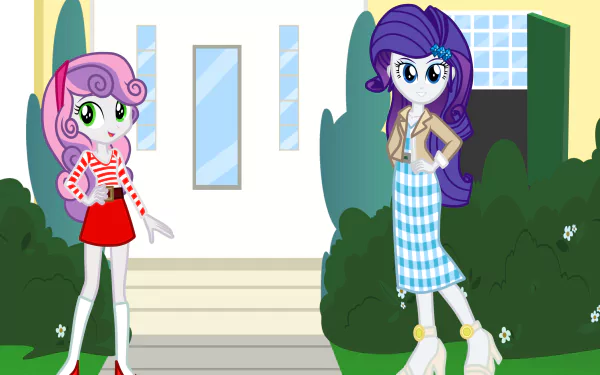 Rarity (My Little Pony) Sweetie Belle TV Show My Little Pony: Equestria Girls HD Desktop Wallpaper | Background Image