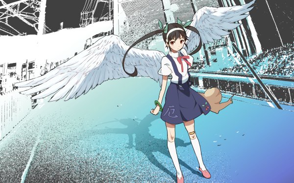 Anime Monogatari (Series) Mayoi Hachikuji HD Wallpaper | Background Image
