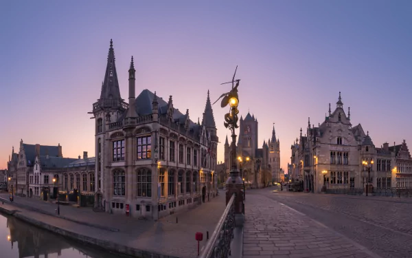 Belgium man made Ghent HD Desktop Wallpaper | Background Image
