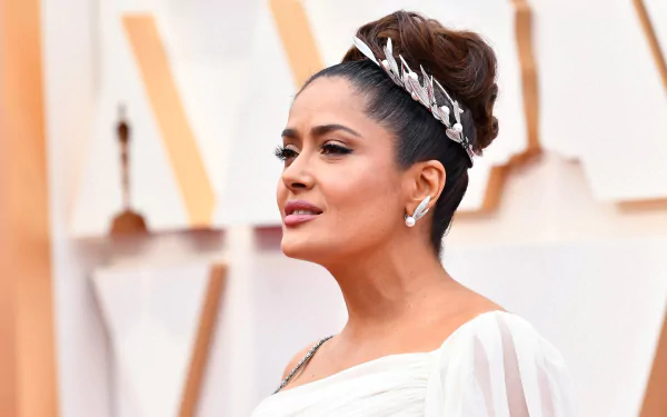actress Celebrity Salma Hayek HD Desktop Wallpaper | Background Image