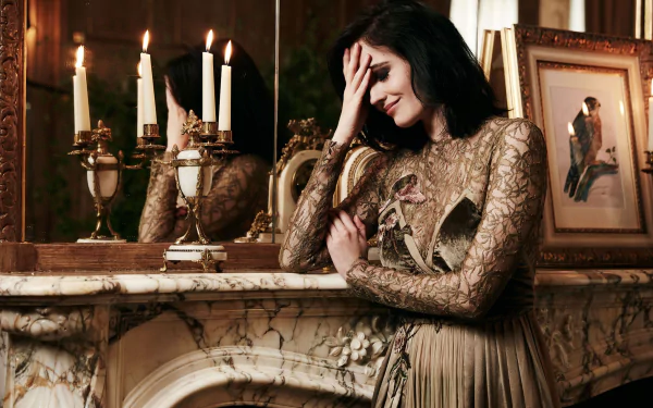 mirror dress candle Celebrity Eva Green HD Desktop Wallpaper | Background Image