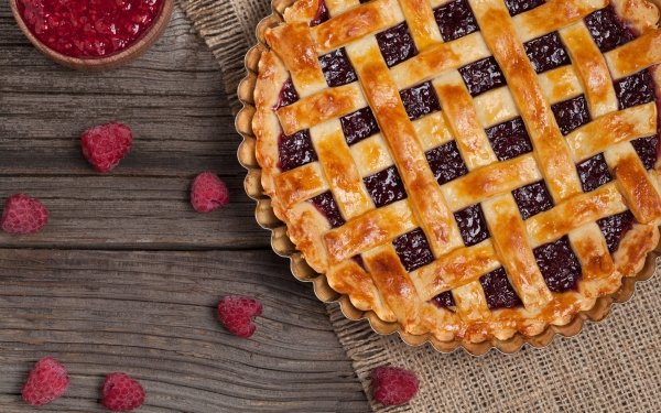 Food Pie Berry Raspberry Baking HD Wallpaper | Background Image