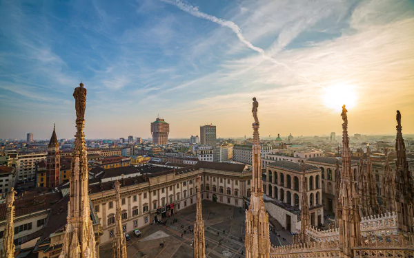 sculpture Italy building man made Milan HD Desktop Wallpaper | Background Image
