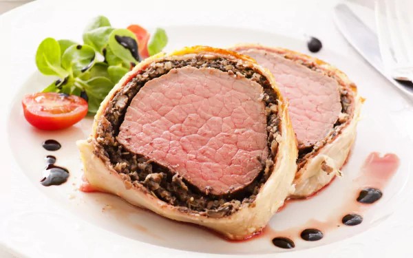  Beef Wellington is an English pie made of fillet steak