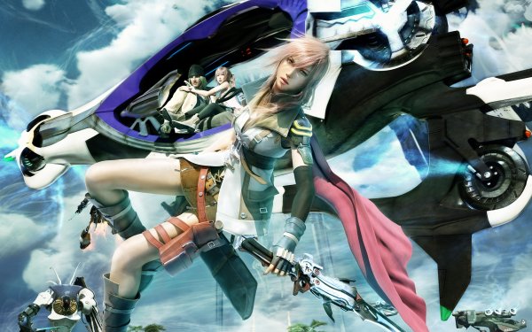 Video Game Final Fantasy XIII Final Fantasy Lightning Snow Villiers Serah Farron HD Wallpaper | Background Image