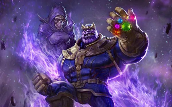 Infinity Gauntlet Comic Thanos HD Desktop Wallpaper | Background Image
