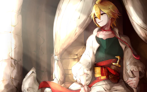 Alibaba Saluja Anime Magi: the labyrinth of magic HD Desktop Wallpaper | Background Image