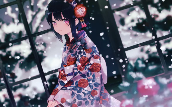 kimono Anime geisha HD Desktop Wallpaper | Background Image