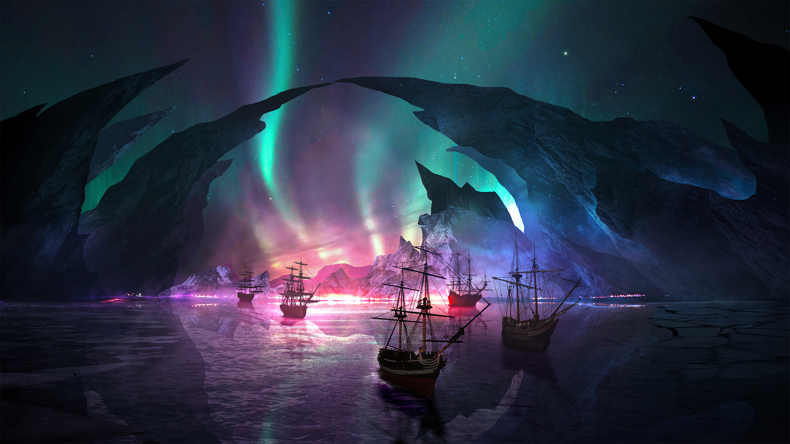 Artistic Sailing Ship HD Wallpaper | Background Image