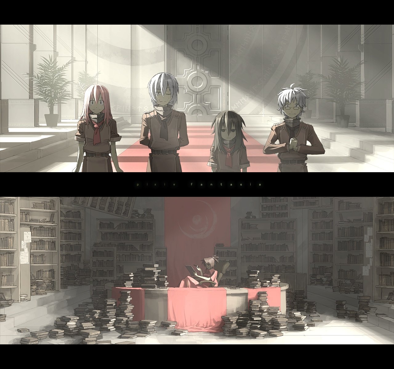 Download Anime Pixiv Fantasia Wallpaper by Tsukuba Masahiro