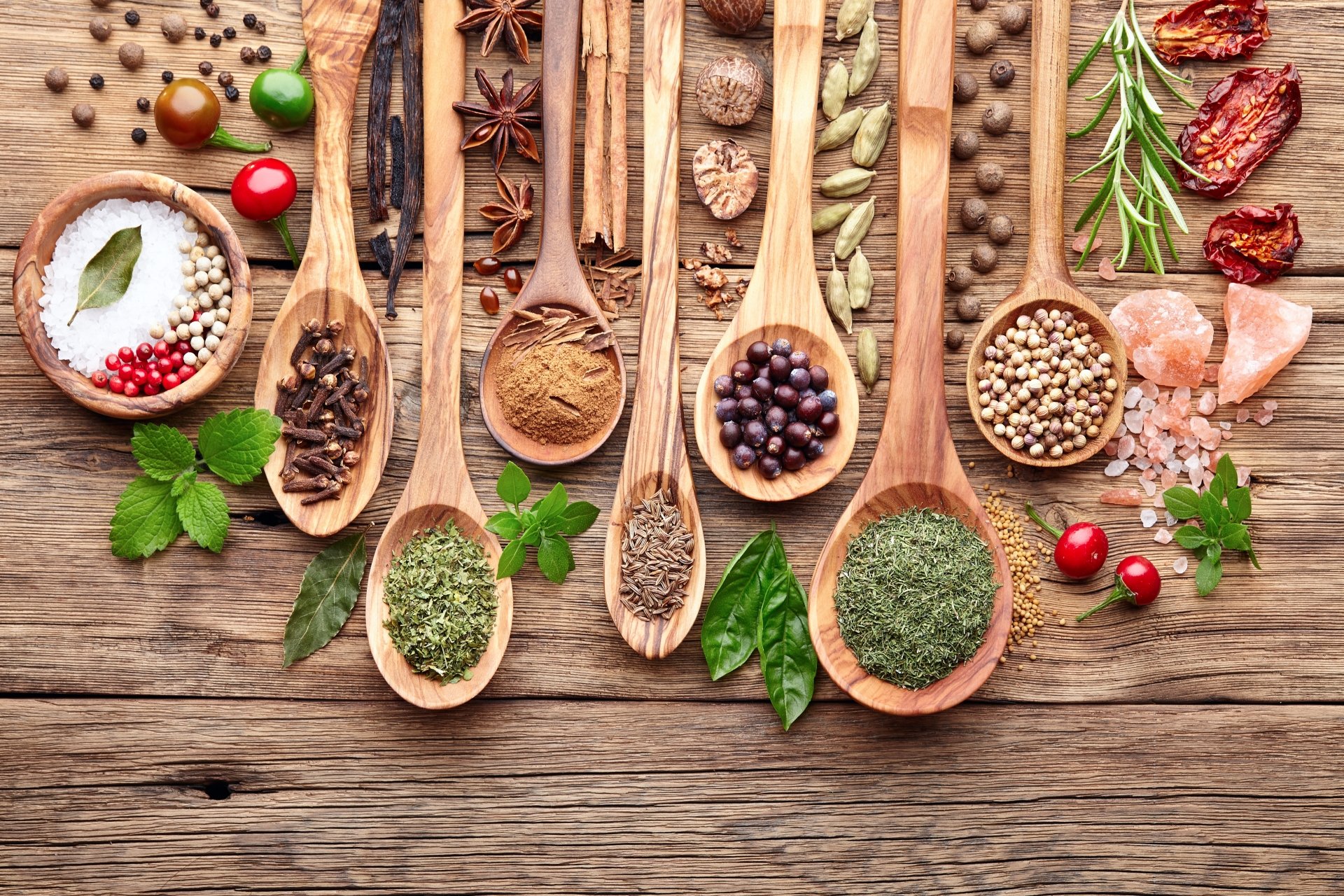 Herbs And Spices 4k Ultra HD Wallpaper | Background Image | 5432x3621